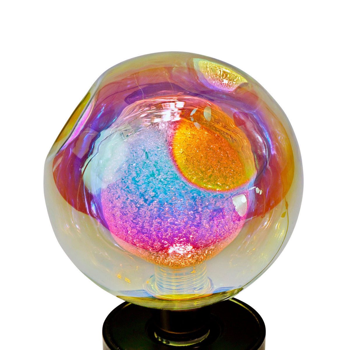 Voß LED-Glühbirne Ball, irisierend – 15 × 20 cm