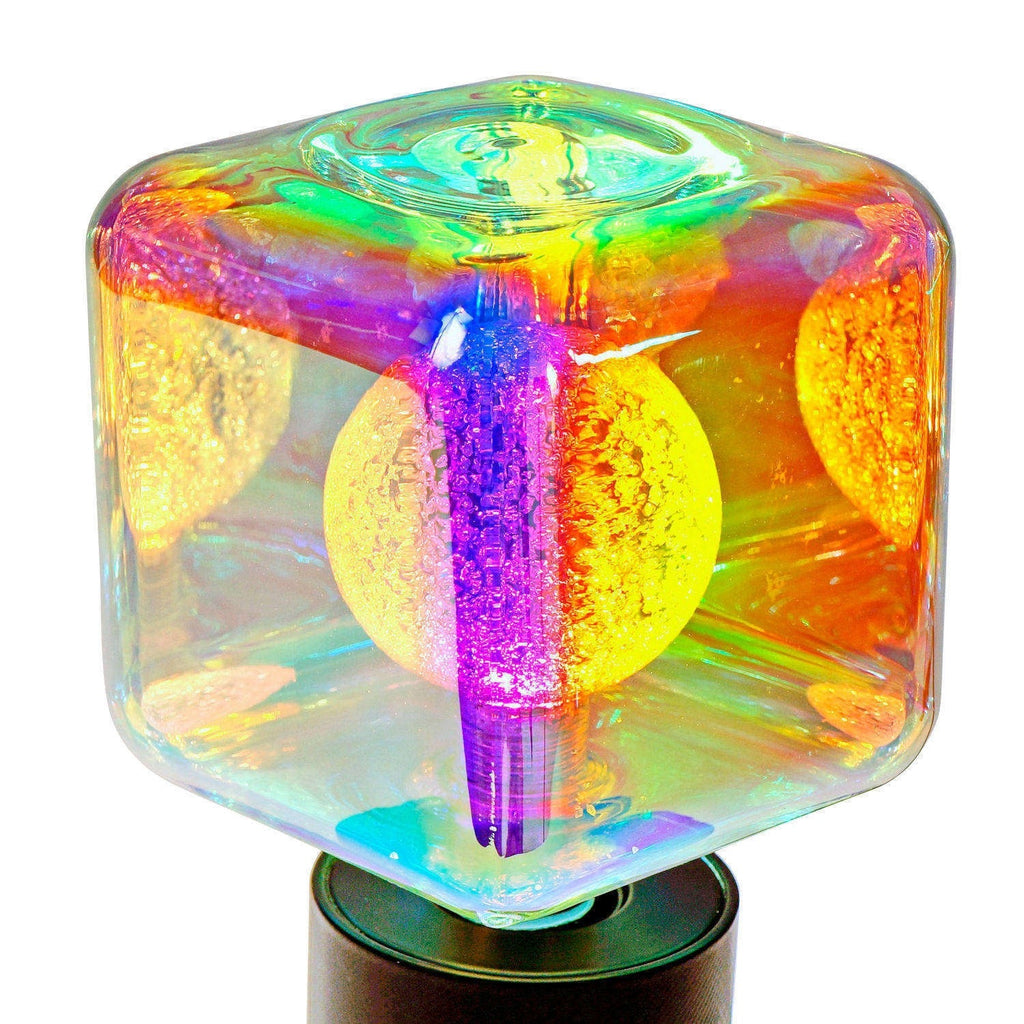 Voß LED-Glühbirne Cube, irisierend – 12 × 17 cm