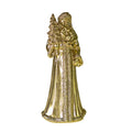 Voß Weihnachtsmann, gold – 11,5 × 10 × 25 cm
