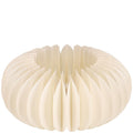 Vosteen Papier-Sockel Dacia creme – Ø 22 cm, H 10 cm