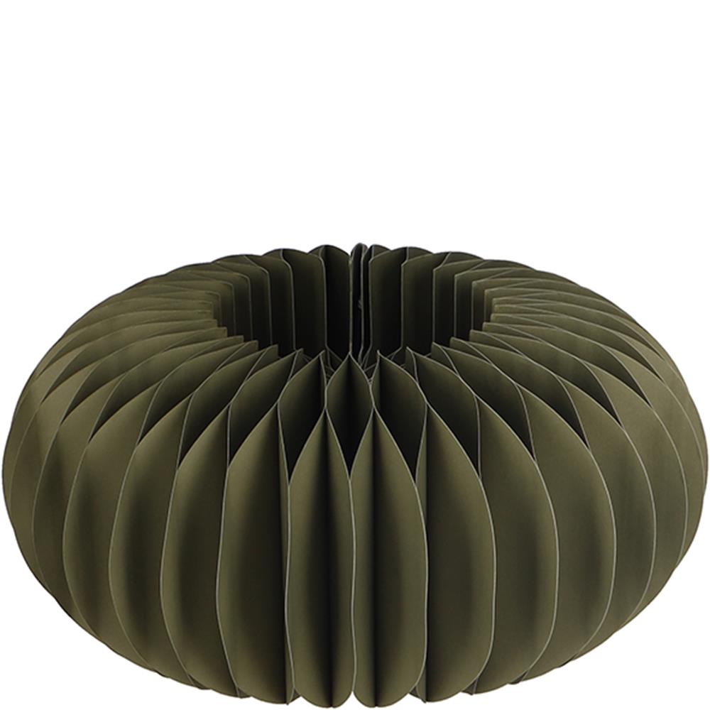 Vosteen Papier-Sockel Dacia dunkelgrün – Ø 28 cm, H 13 cm
