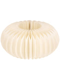 Vosteen Papier-Sockel Dacia creme – Ø 28 cm, H 13 cm