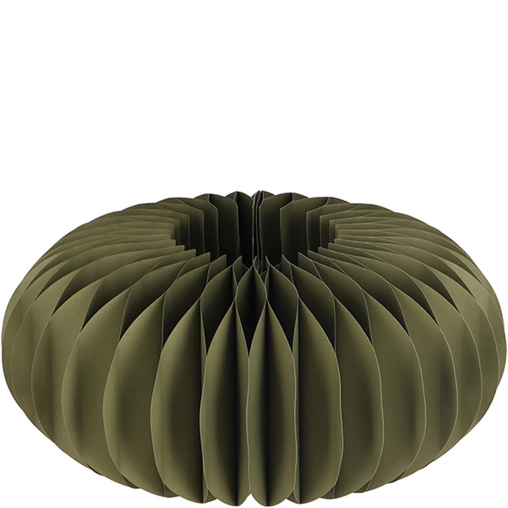Vosteen Papier-Sockel Dacia dunkelgrün – Ø 39 cm, H 17 cm
