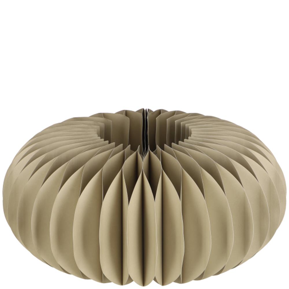Vosteen Papier-Sockel Dacia greige – Ø 39 cm, H 17 cm
