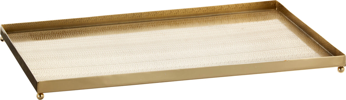 Tablett 39 × 26 cm gold