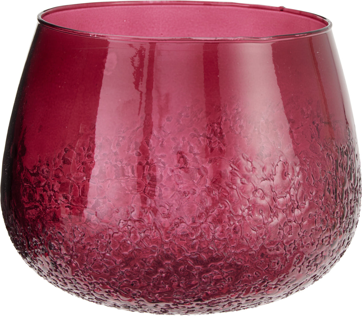 Teelichthalter 15 cm bordeaux