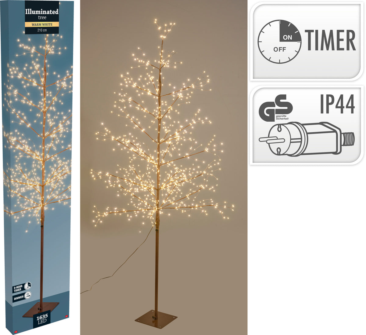 Baum 210 cm 1635led – Übersicht der angebotenen Ausführungen